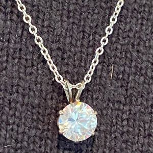 Cubic Zirconia pendant necklace